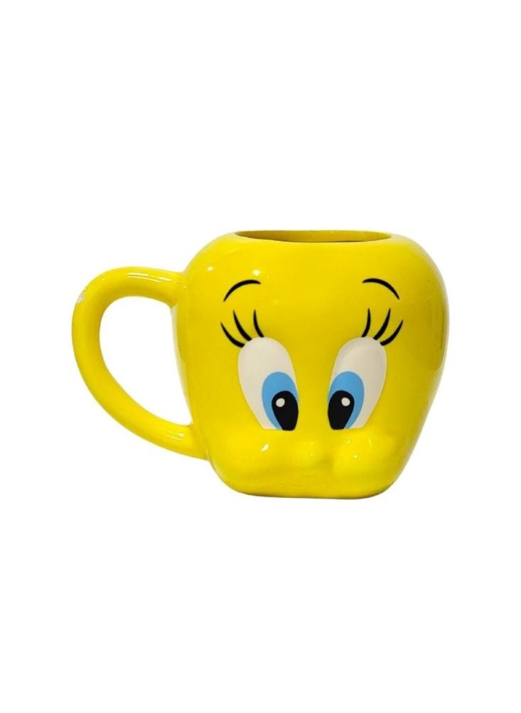 بريميم كوب سيراميك مزين بوجه تويتي مع علبة هدايا - كوب قهوة كرتوني لطيف - Image 3